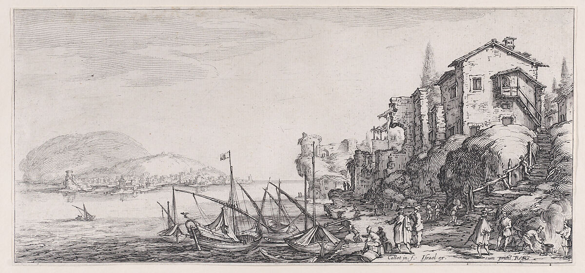 Jacques Callot Le Petit Port pièce appelée aussi Le Port de Mer (The