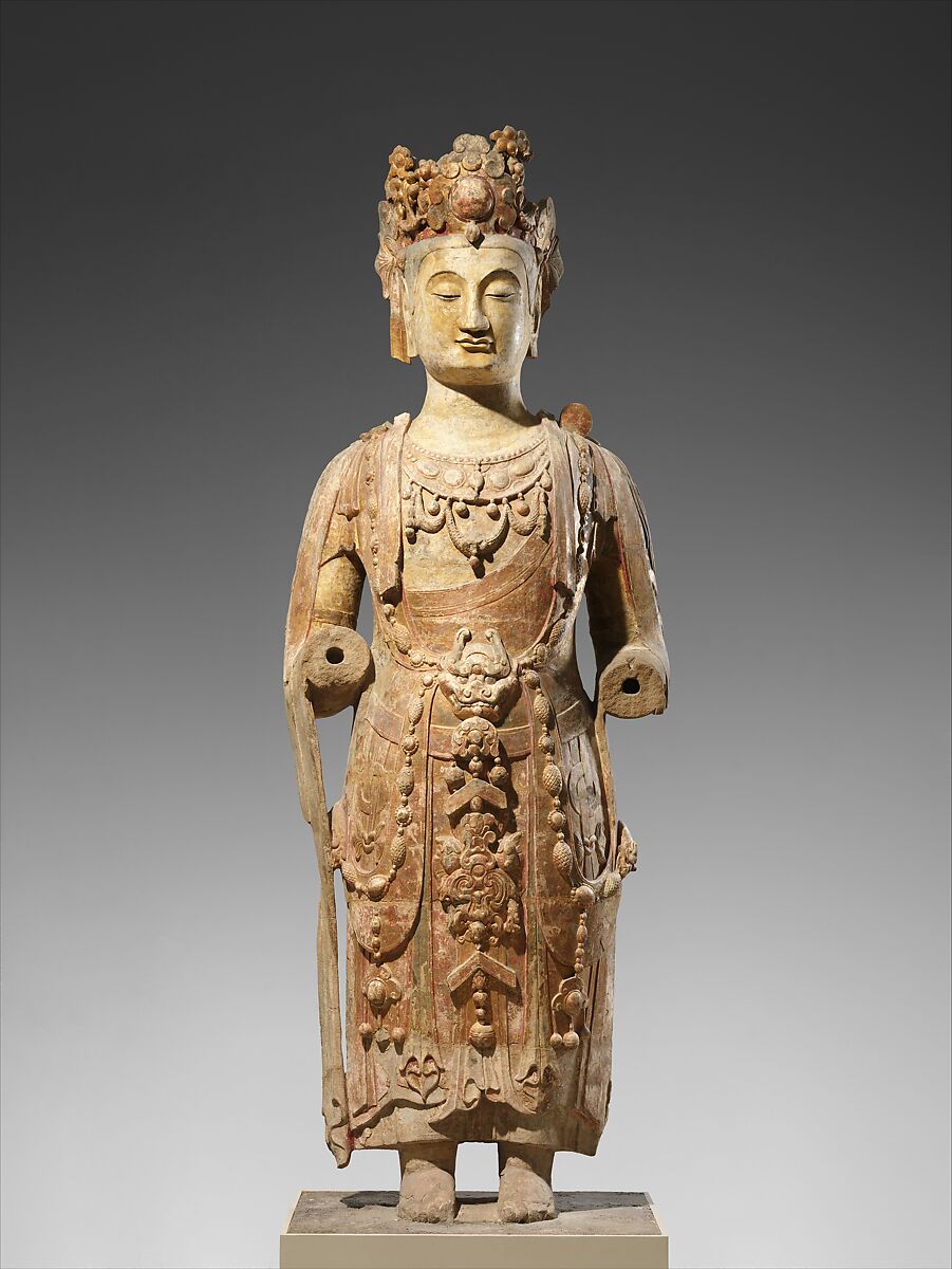 Bodhisattva, probably Avalokiteshvara (Guanyin) China Northern Qi