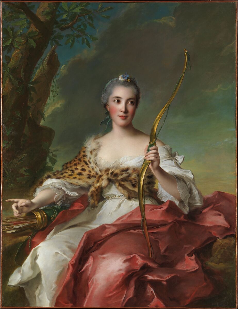 Jean Marc Nattier Madame Bergeret de Frouville as Diana The
