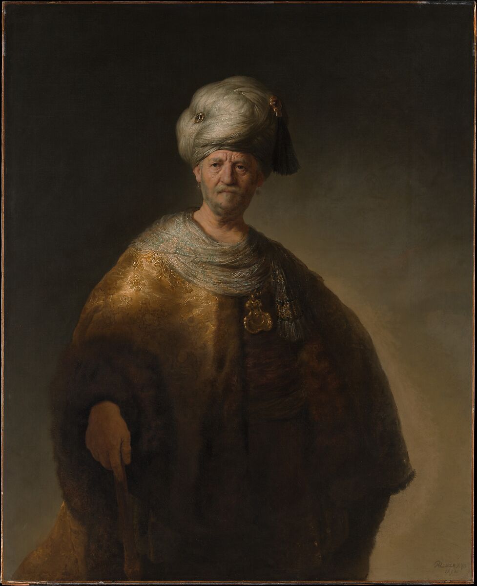 Rembrandt (Rembrandt van Rijn) Man in a Turban The Metropolitan