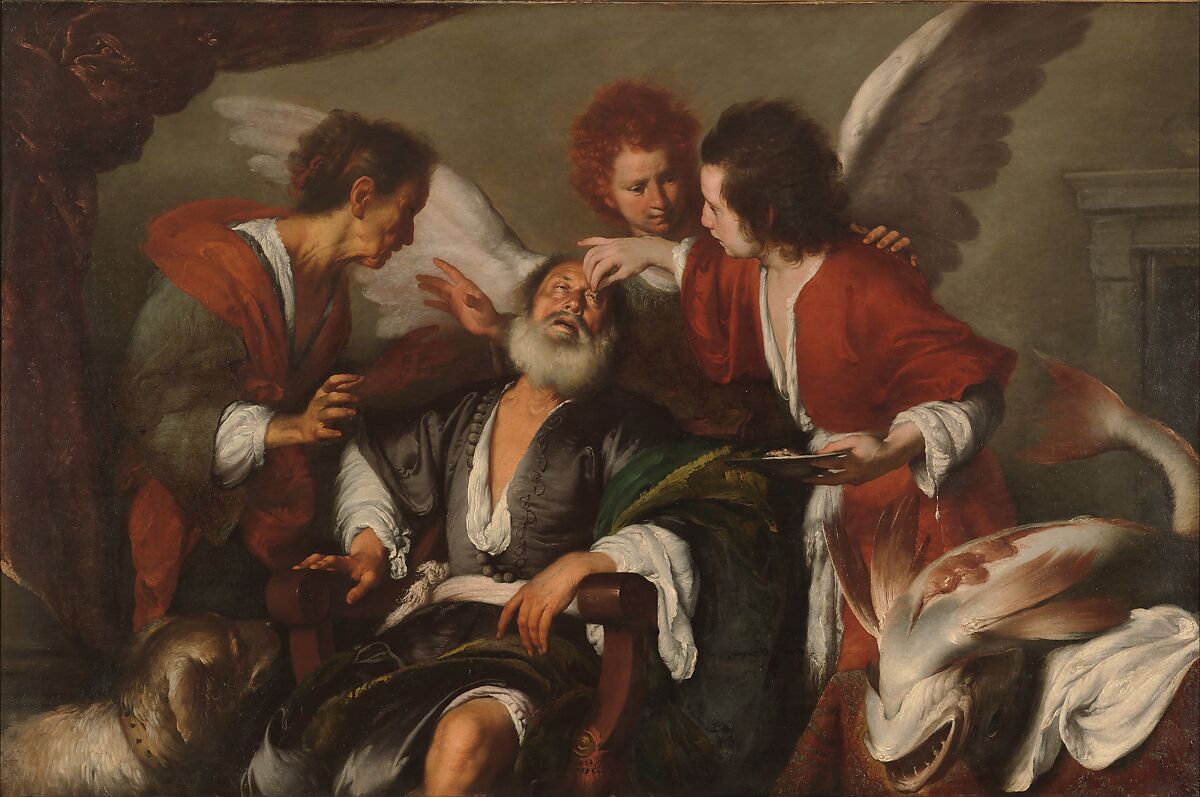 Bernardo Strozzi Tobias Curing His Father�s Blindness