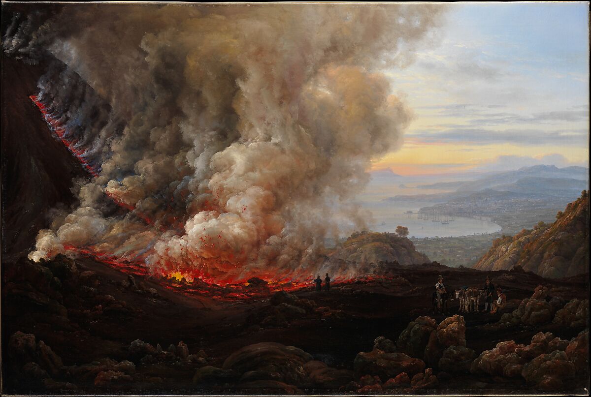 Johan Christian Dahl An Eruption of Vesuvius The Metropolitan