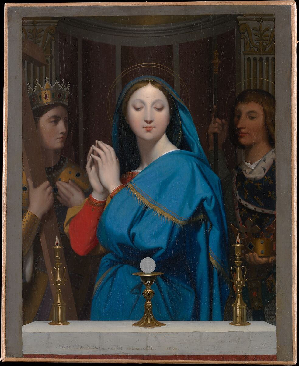 Jean Auguste Dominique Ingres The Virgin Adoring the Host The Met