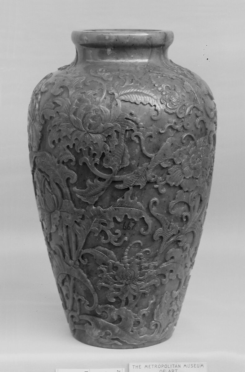 Vase China Qing dynasty (16441911) The Metropolitan Museum of Art