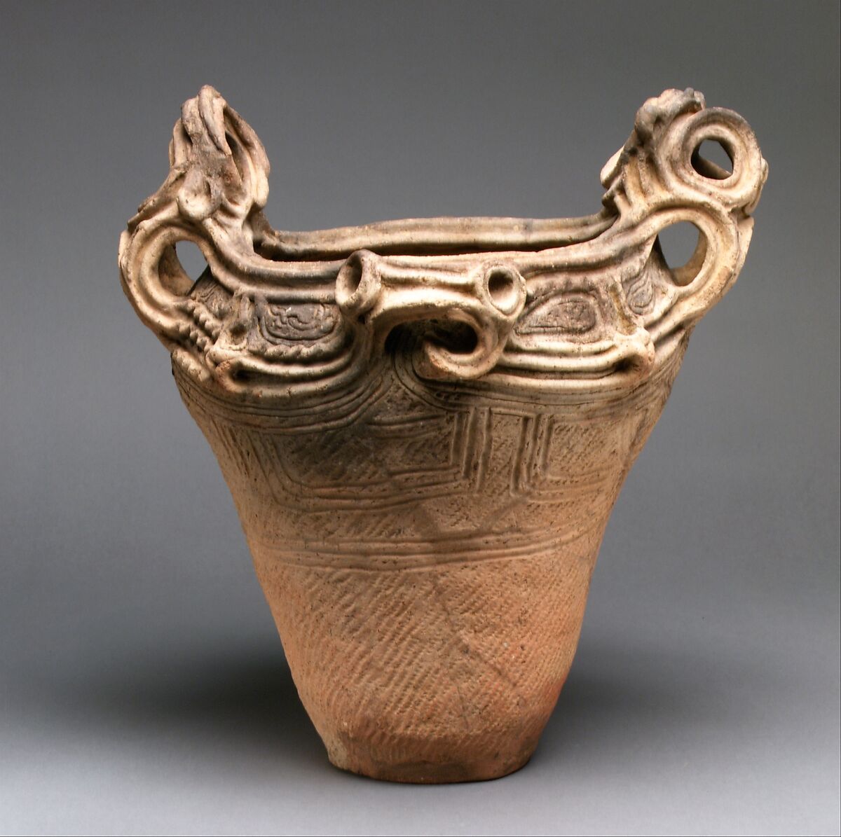 “Flamerimmed” deep bowl (kaen doki) Japan Middle Jomon period (ca. 35002500 B.C.) The Met