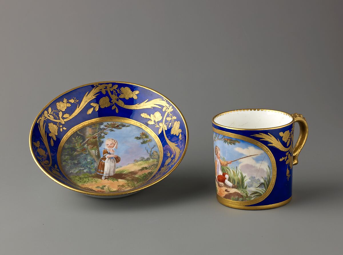 Cup and saucer French, Sèvres The Metropolitan Museum of Art