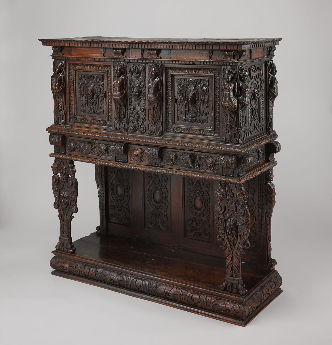 Dresser (Dressoir aux harpies) French (IledeFrance or Burgundo