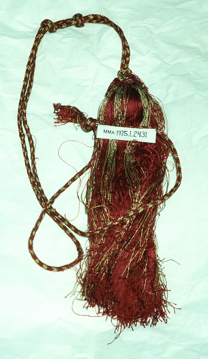 Tassel European The Metropolitan Museum of Art