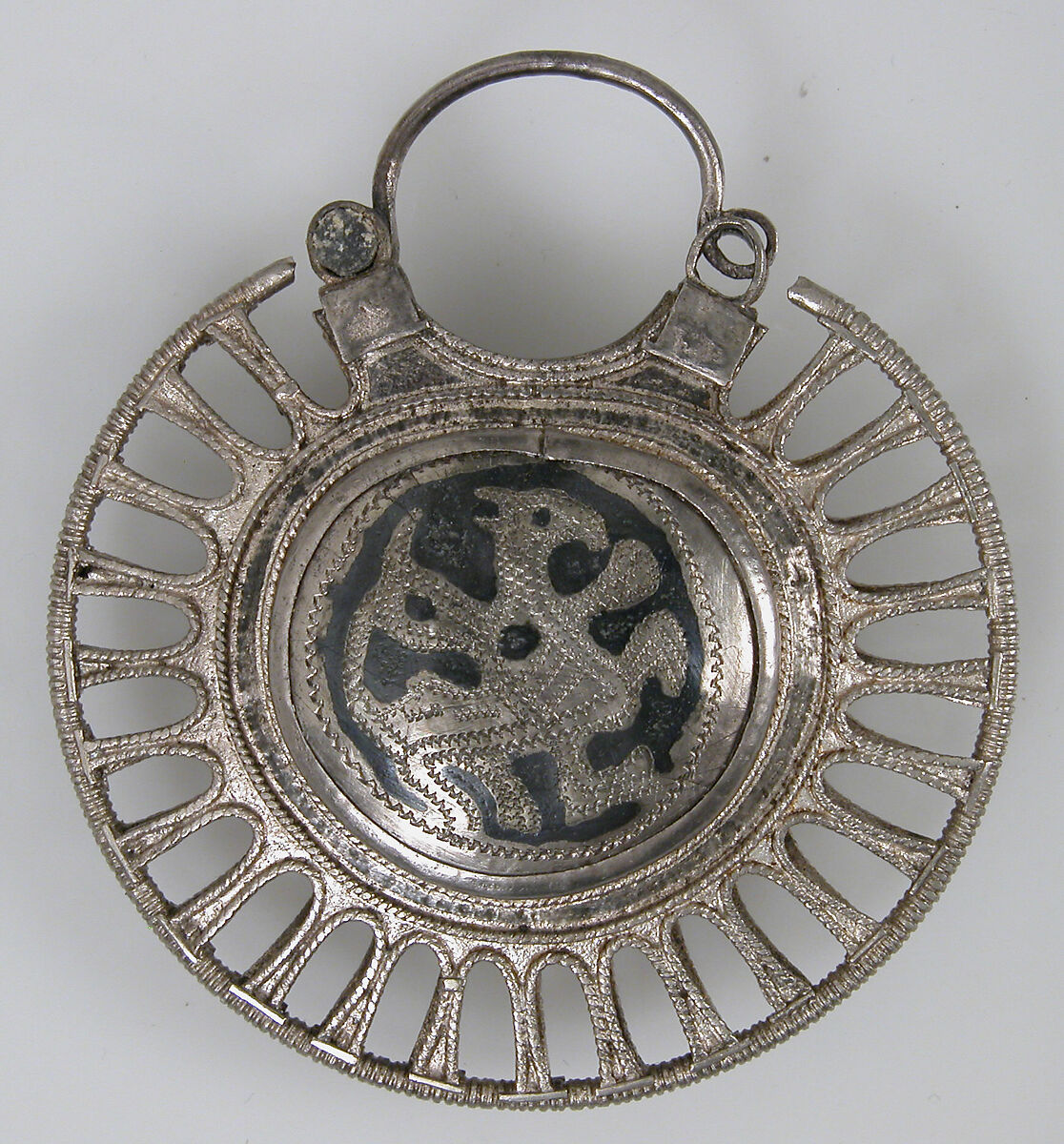 Temple Pendant with Filigree Border Kyivan Rus’ The Metropolitan