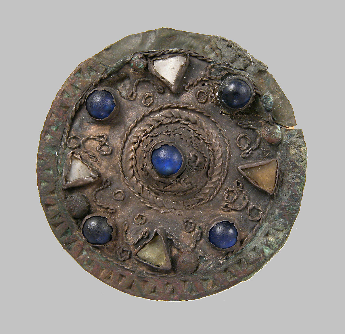 Disk Brooch Frankish or Northern French The Metropolitan Museum of Art