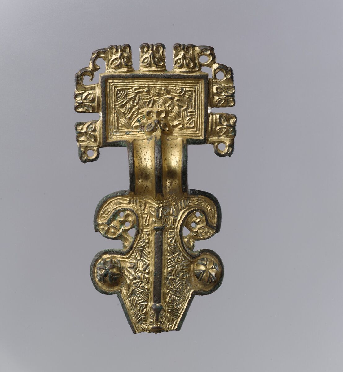 SquareHeaded Bow Brooch AngloSaxon The Metropolitan Museum of Art