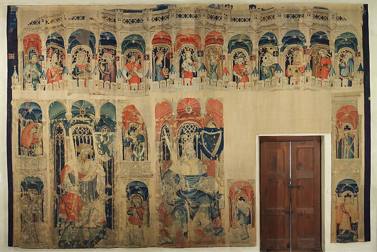 Fragment of a Tapestry or Wall Hanging Upper Rhenish The