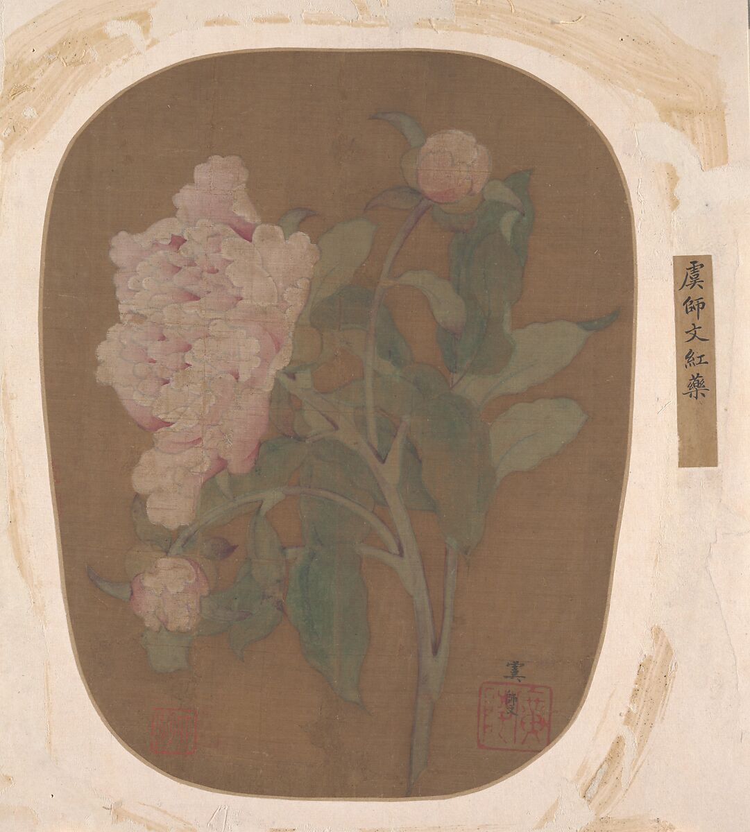 Unidentified Artist Peony Flower and Leaves China Song dynasty