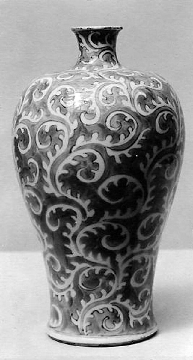Vase China Qing dynasty (16441911), Kangxi period (16621722) The Metropolitan Museum of Art