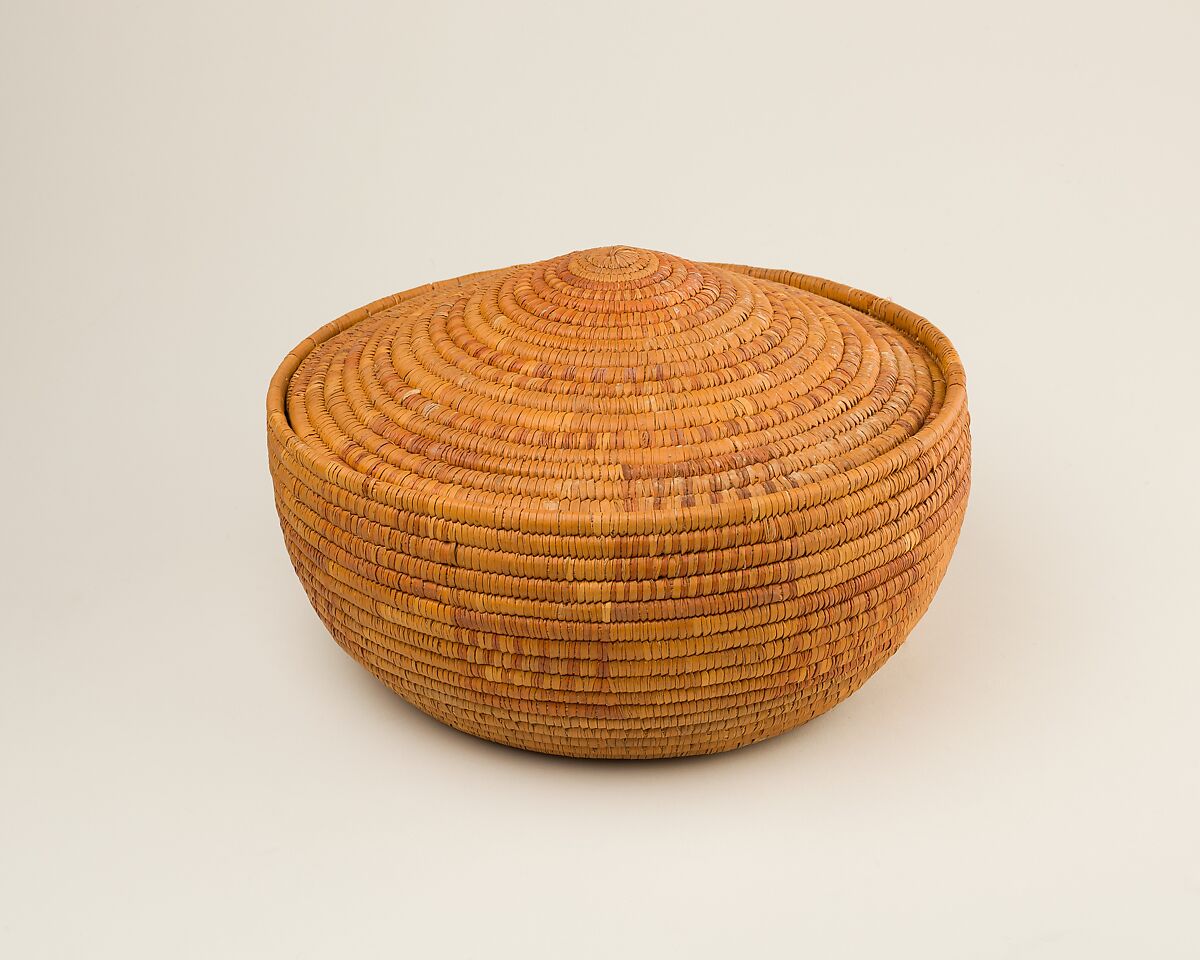 Circular Basket with Conical Lid New Kingdom The Metropolitan