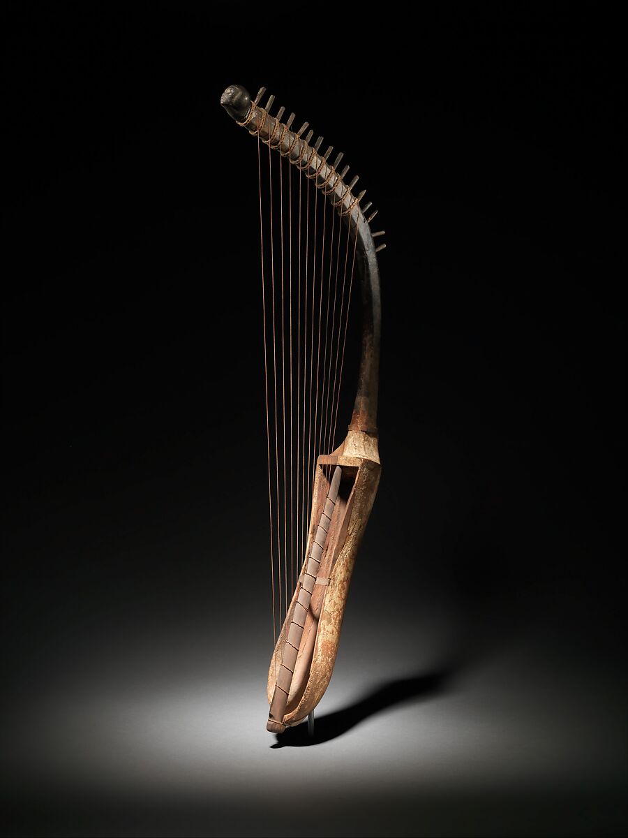 Arched Harp (shoulder harp) New Kingdom The Met