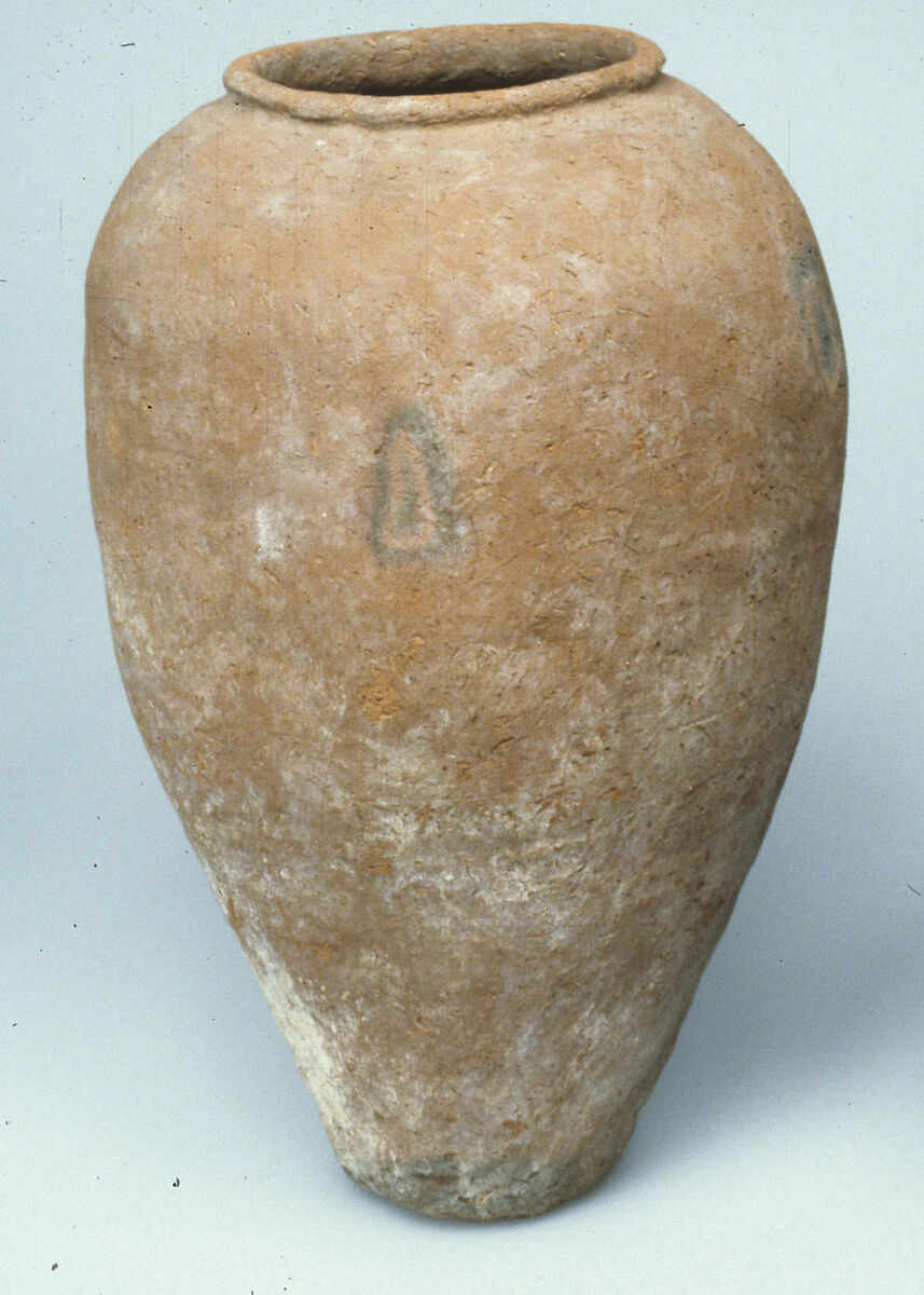 Rough ware jar Predynastic, Naqada II The Metropolitan Museum of Art
