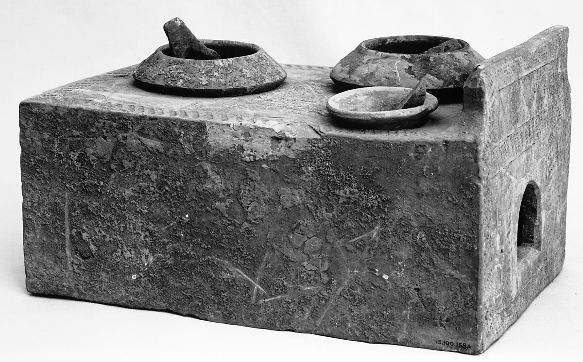 Model of a Cooking Stove China Han dynasty (206 BCE220 CE) The