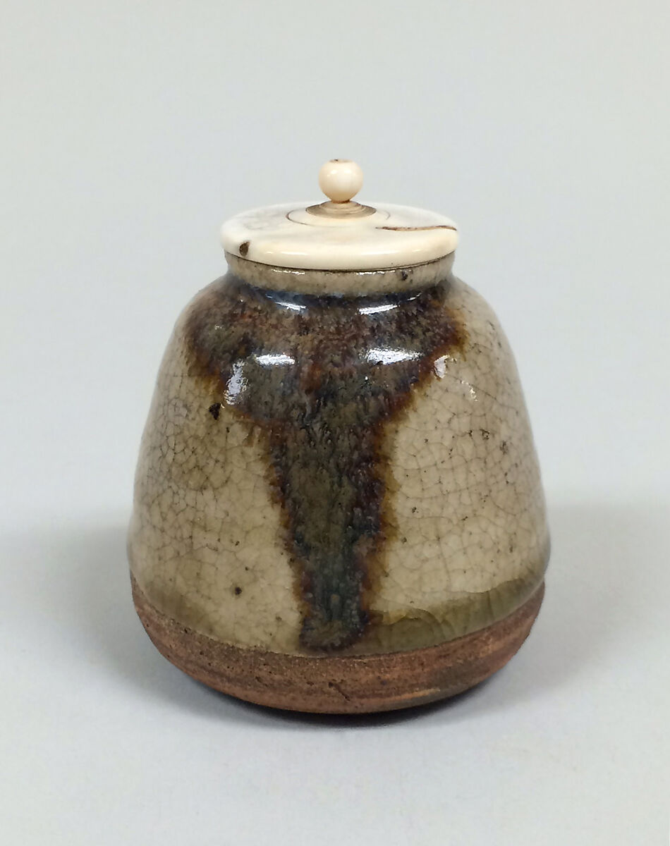 Tea jar with cover Japan Edo period (16151868) The Metropolitan