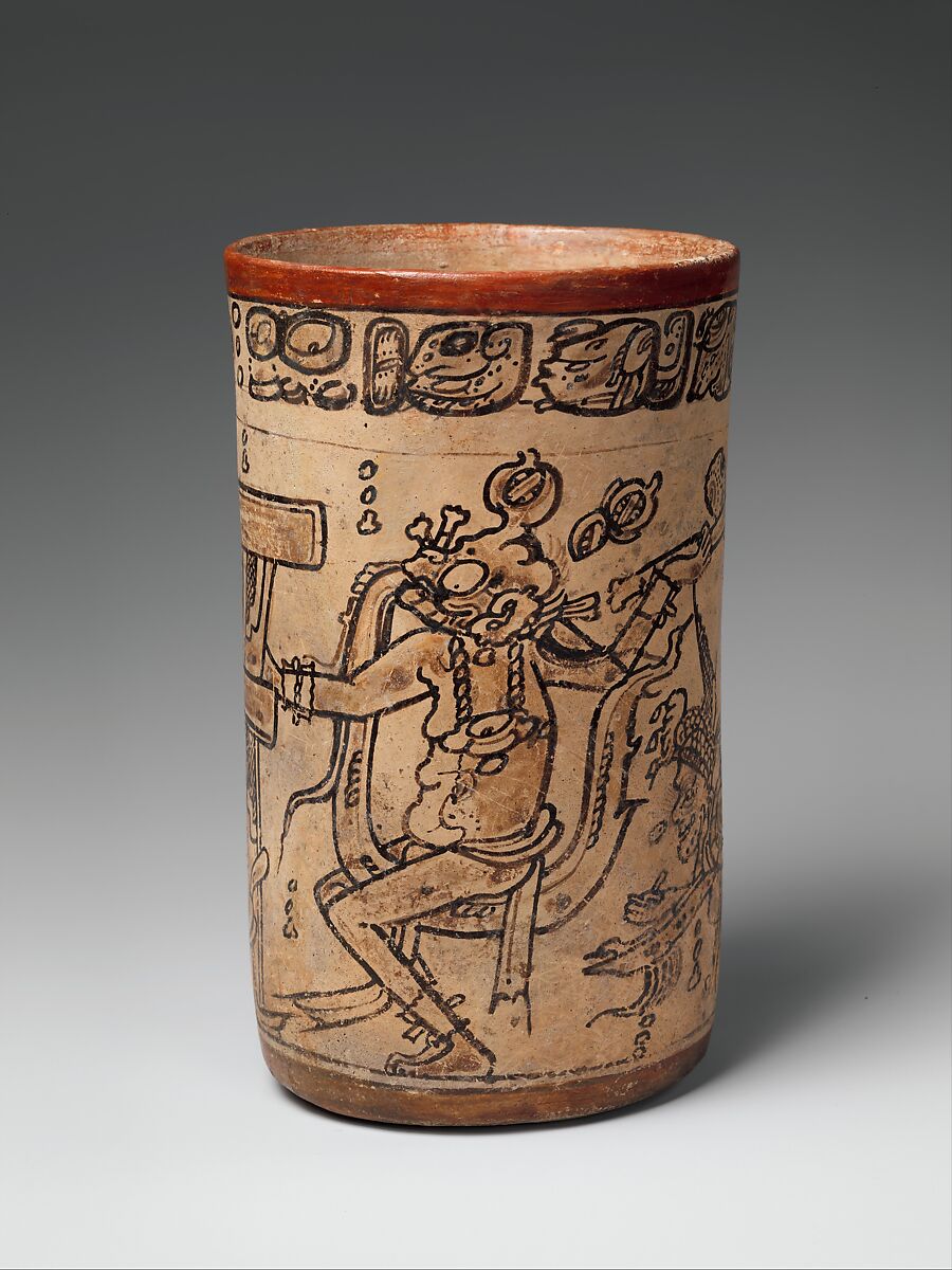 CodexStyle Vase with Mythological Scene Maya The Metropolitan