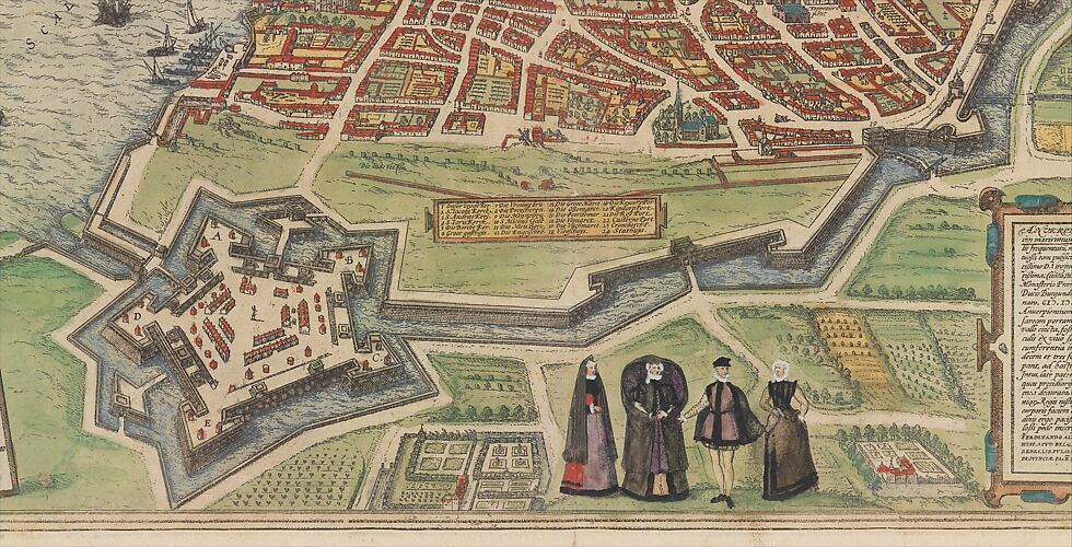 Frans Hogenberg The Sack of Antwerp from Events in the History of the