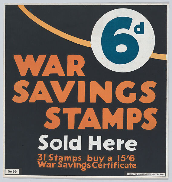 Anonymous, American, 20th century War savings stamps sold here The