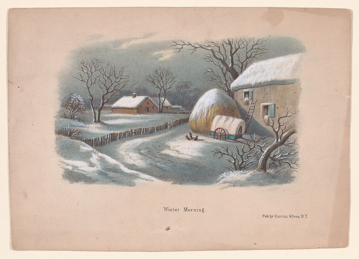 Currier & Ives Winter Morning The Metropolitan Museum of Art