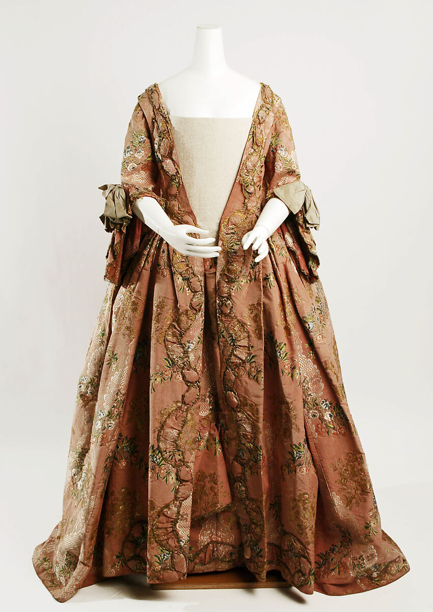 Robe à la française French The Metropolitan Museum of Art