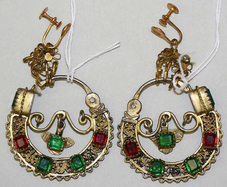 Earrings Spanish The Metropolitan Museum of Art