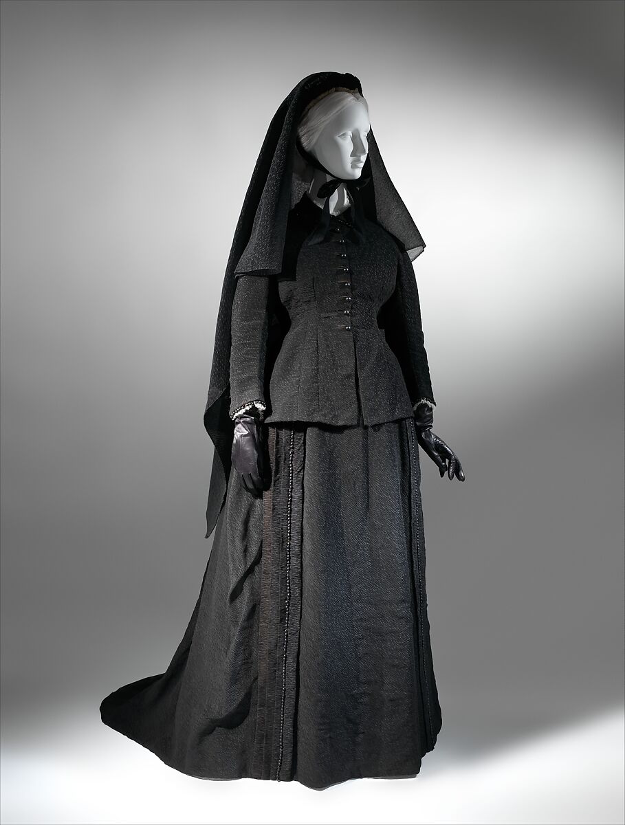 Mourning dress French The Metropolitan Museum of Art
