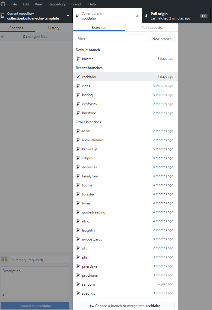 Workflow for Multiple Collections CollectionBuilder Documentation