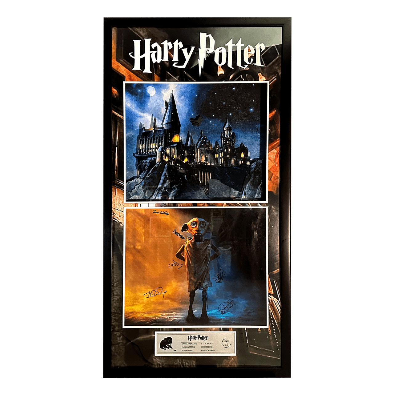 J. K. Rowling, Daniel Radcliffe, Emma Watson, Rupert Grint, John Cleese