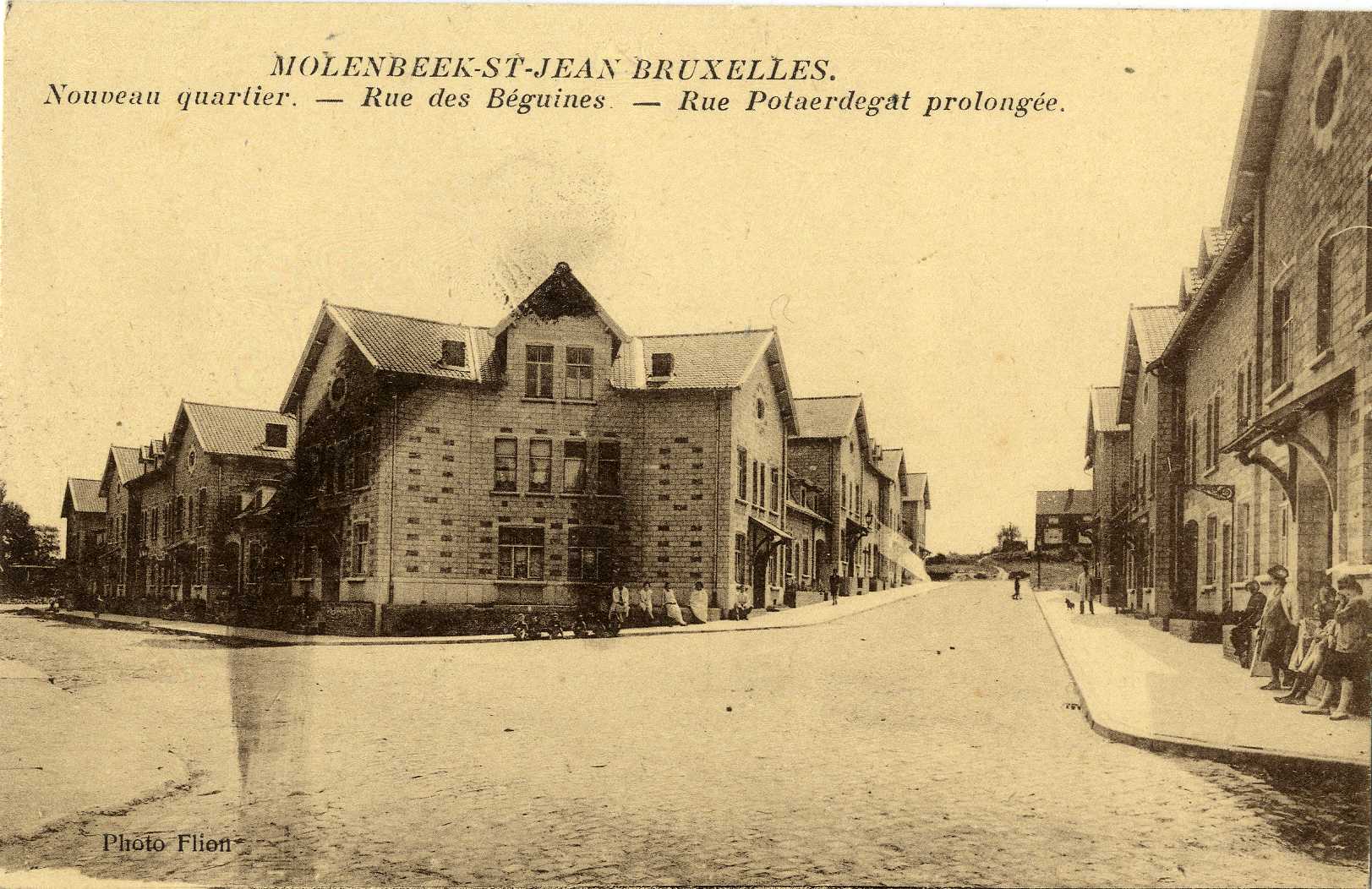 Cartevue Cité De Saulnier, logements sociaux Rue des Béguines / Rue Potaerdegat (Molenbeek
