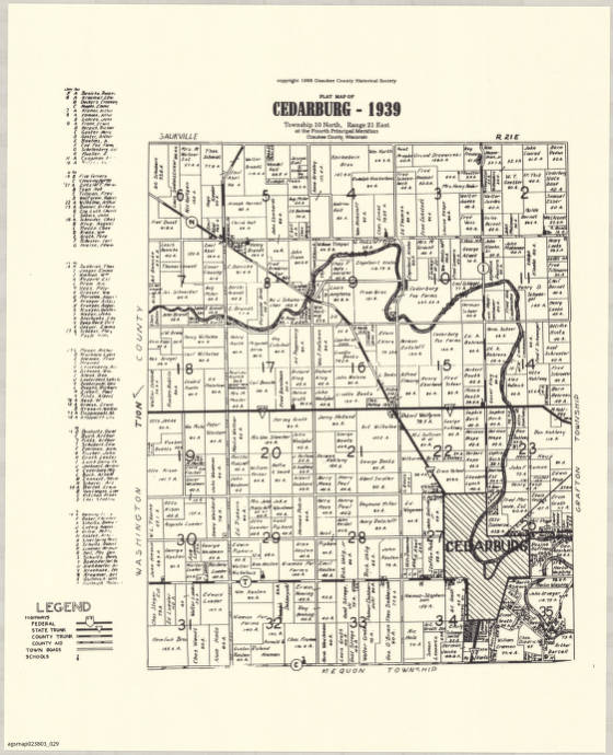 Weber County Plat Map Ozaukee County, Wisconsin Historic Plat Map Reproductions] - American Geographical Society Library Digital Map Collection - Uwm Libraries Digital Collections