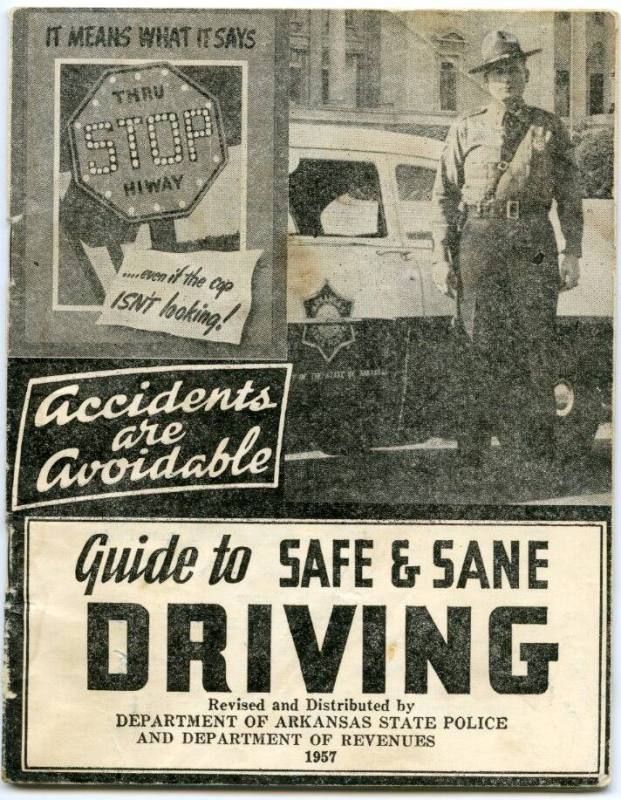 Manual, Arkansas State Police Driver's Guide Works eMuseum