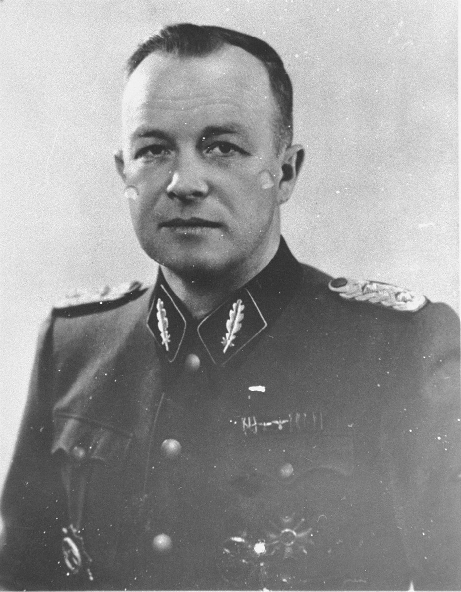Portrait of SS Standartenfuehrer Franz Ziereis. Collections Search