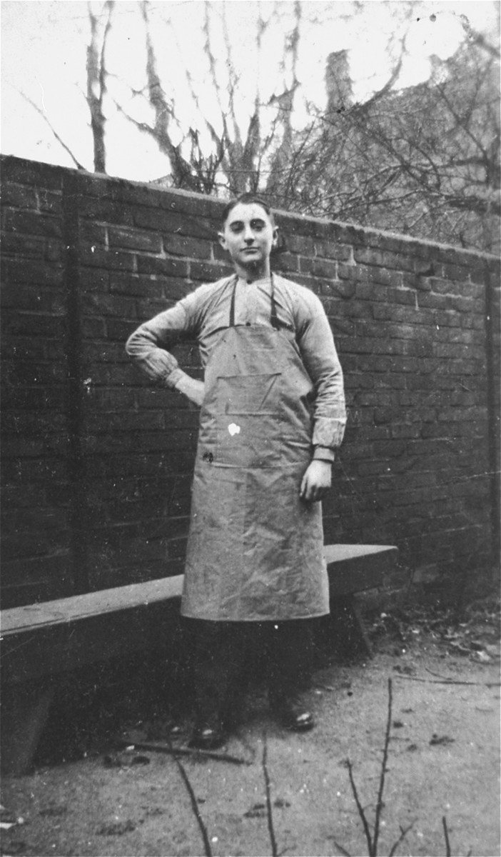 Portrait of the donor, Herman Neudorf, as a GermanJewish refugee in