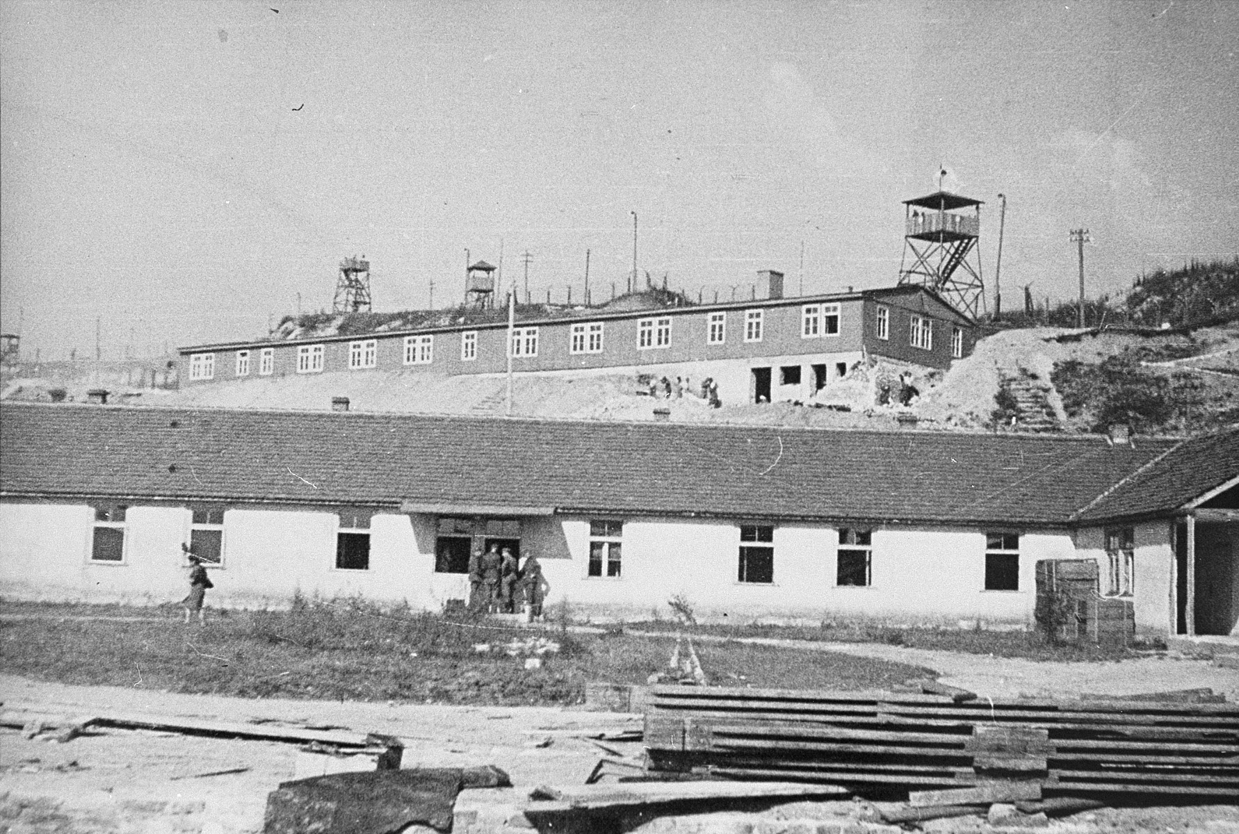 A section of the Plaszow concentration camp. Collections Search