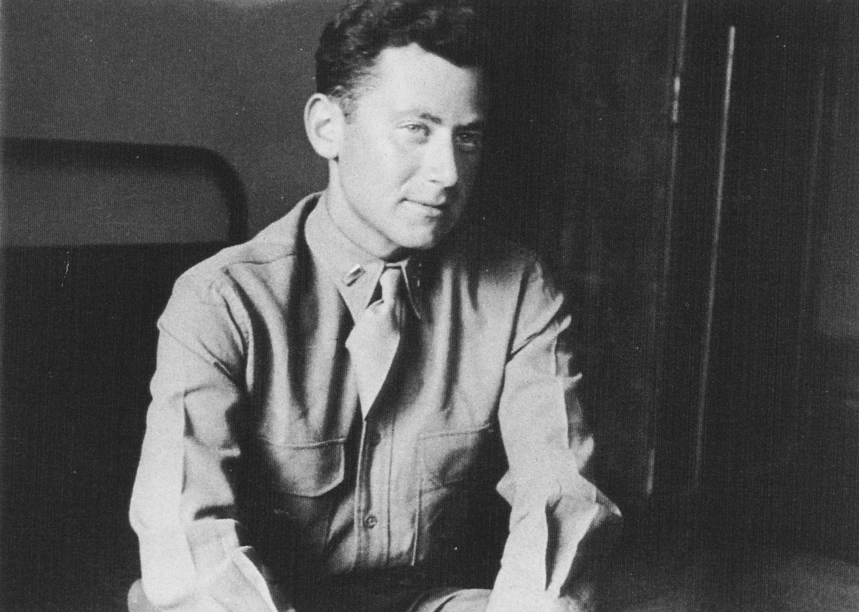 Closeup portrait of Jewish serviceman Lt. Kurt Klein. Collections