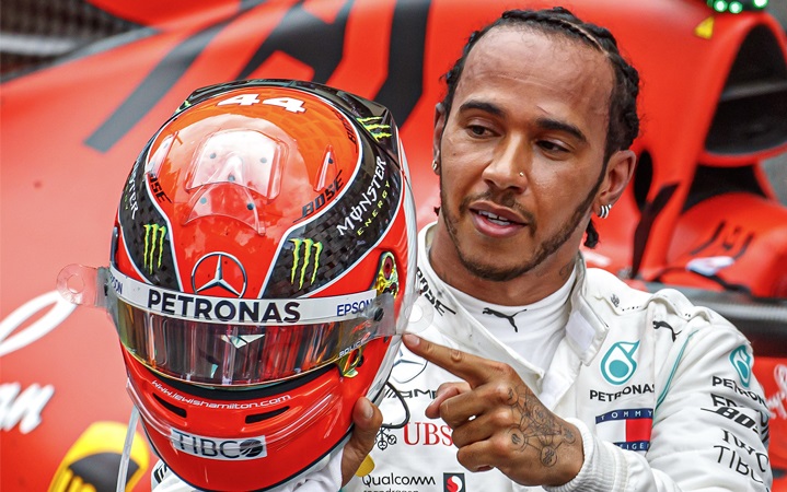 Lewis Hamilton Helmet Monaco