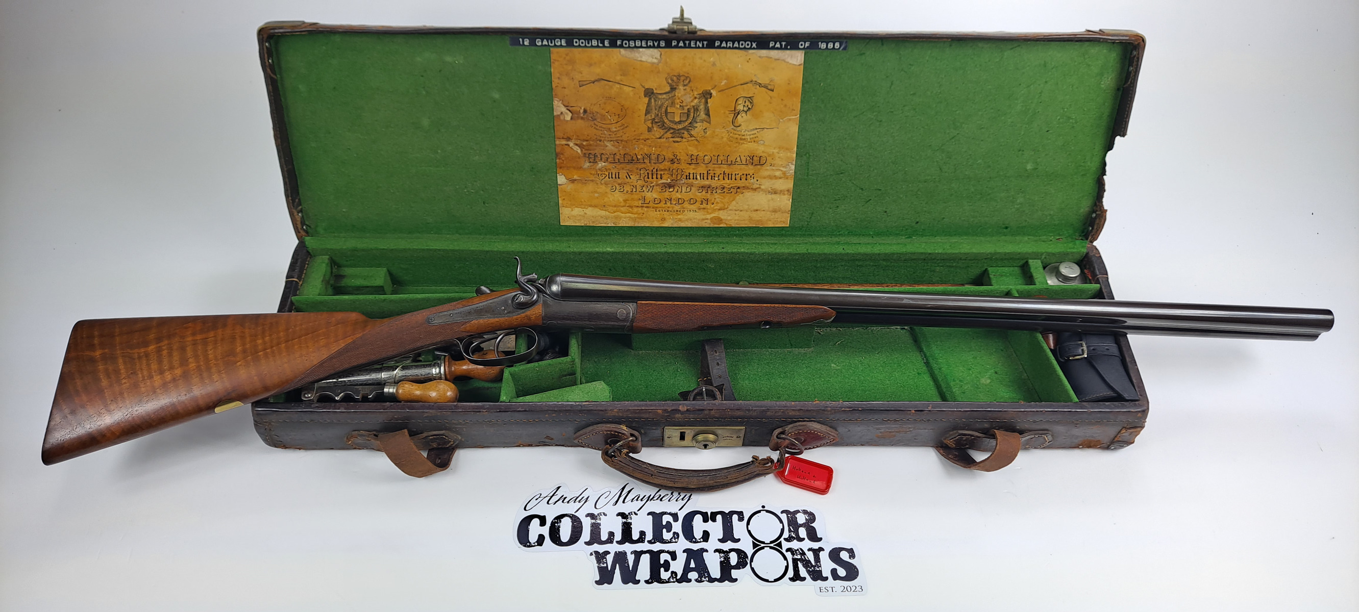 12 Bore Holland & Holland Paradox Rifle Collector Weapons