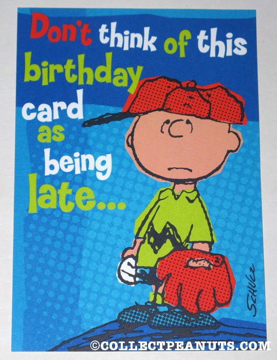 Peanuts Birthday Cards