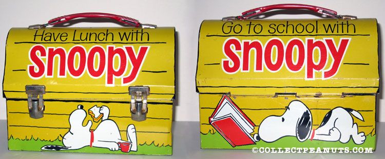 snoopy lunch box 1968