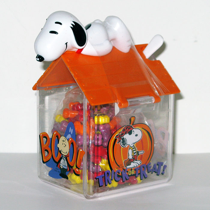 Snoopy on doghouse Halloween Candy Container Shop