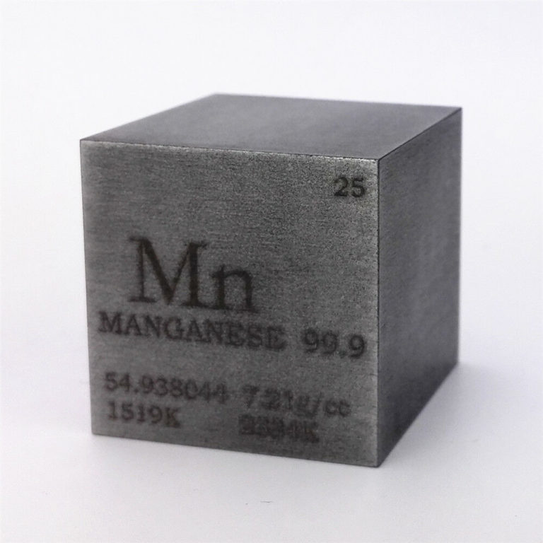 1 inch Cube of Manganese Collect The Elements