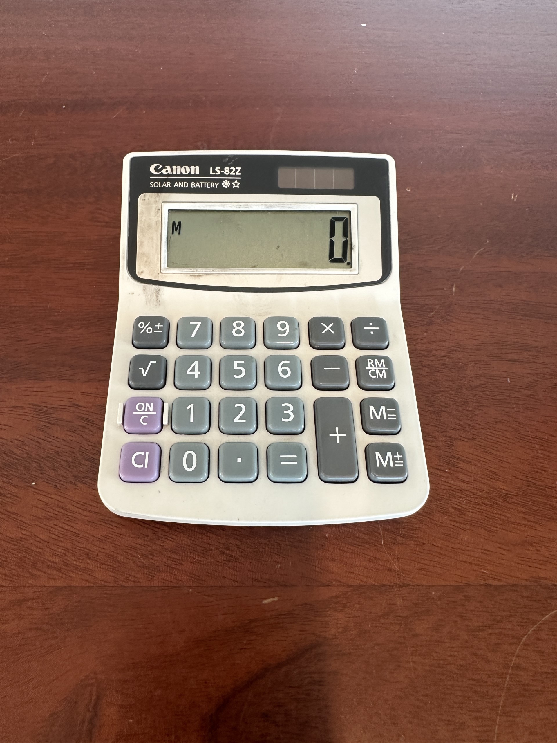 Canon Ls-82Z Handheld Calculator