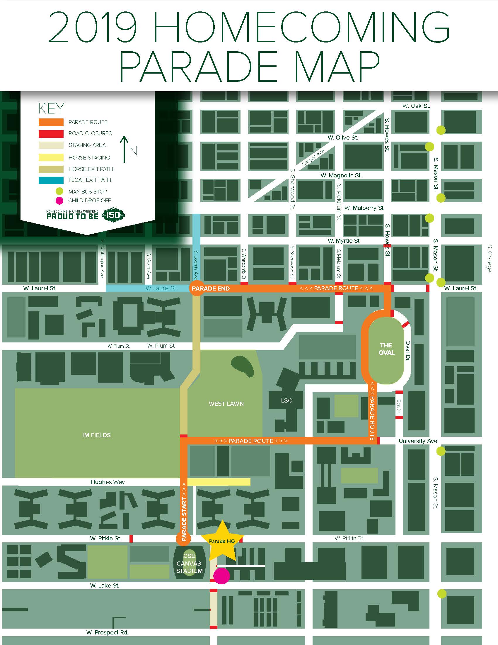Parade route for 2019 CSU Parade The Rocky Mountain Collegian