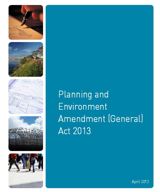 CHANGES TO THE PLANNING AND ENVIRONMENT ACT 1987 Collie Town Planners