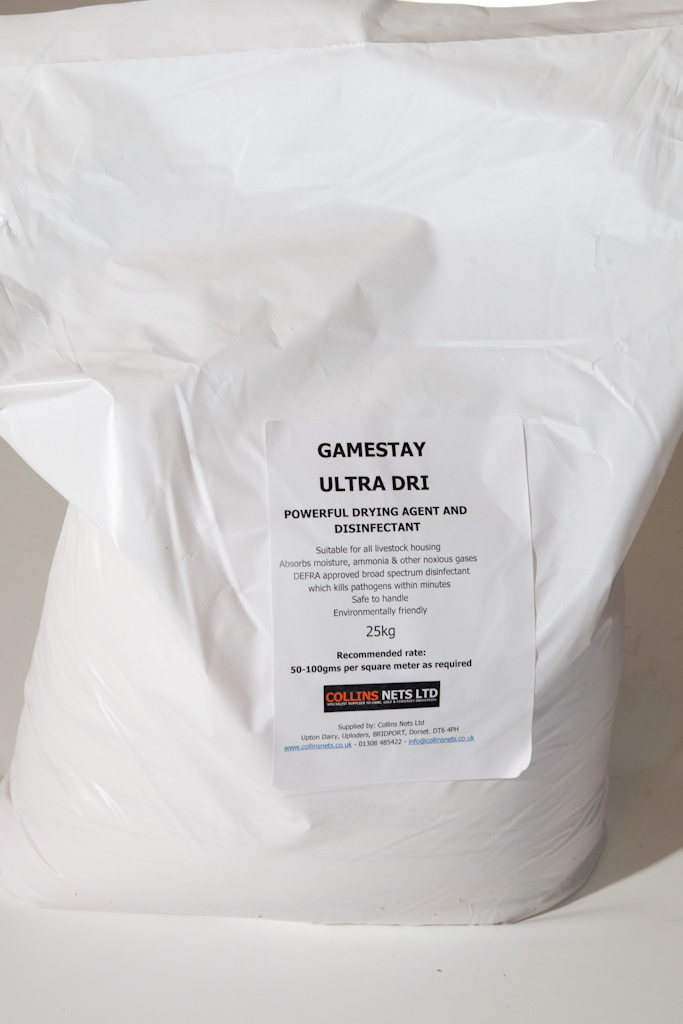 Gamestay Ultra Dri Disinfectant Powder 25kg Game Poultry