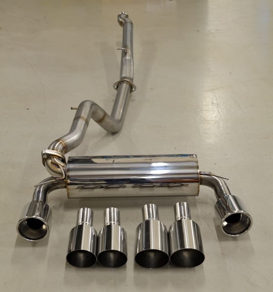 Mongoose Cat Back Exhaust Focus RS Mk3 Collins Performance